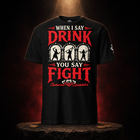 Bombshell Battle Cry Tee displayed as legendary Horde loot