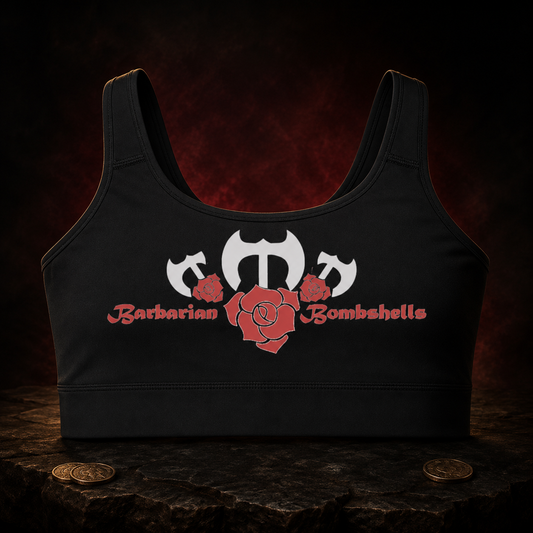 Bombshell Battle Bra displayed as legendary athletic battle gear